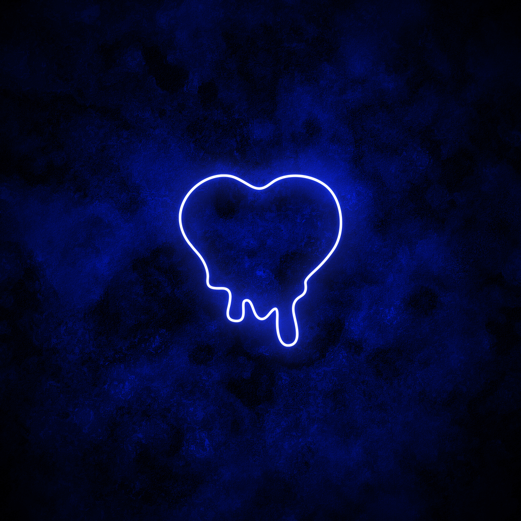 "Melting Heart" Neon Sign