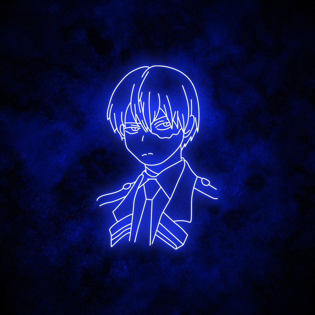 "Todoroki" Neon Sign