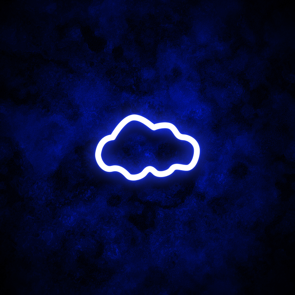 "Cloud" Neon Sign