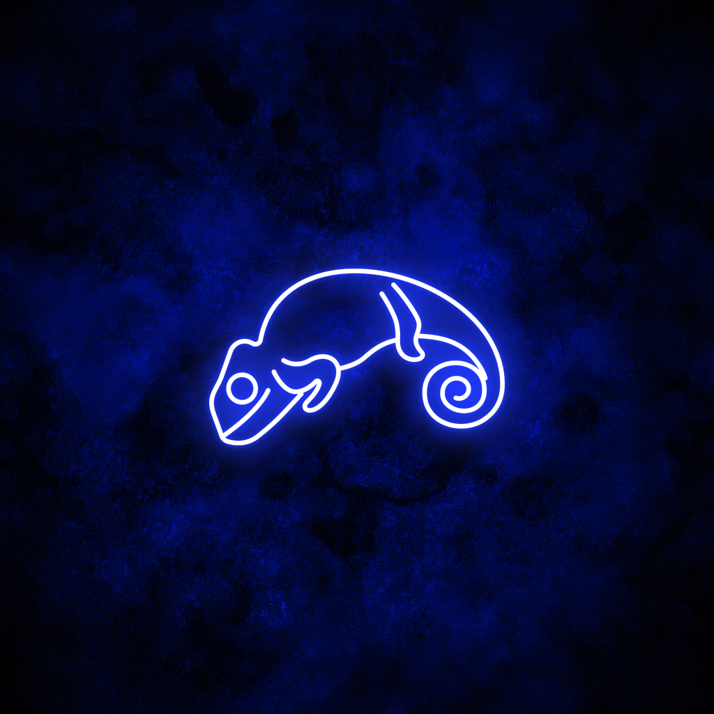 "Chameleon" Neon Sign