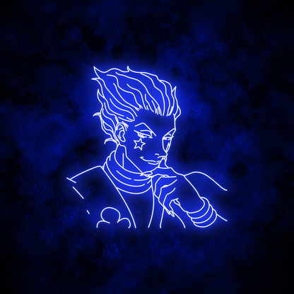 "Hisoka" Neon Sign
