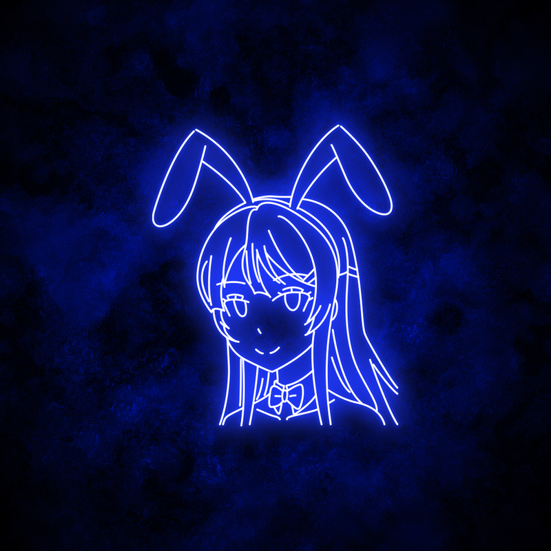 "Mai Sakurajima" Neon Sign