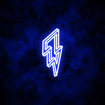 "Lightning" Neon Sign