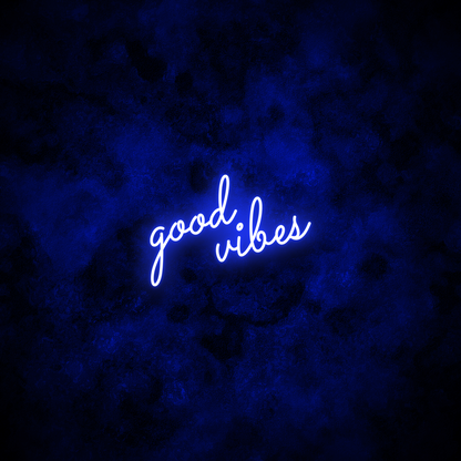 "Good Vibes" Neon Sign