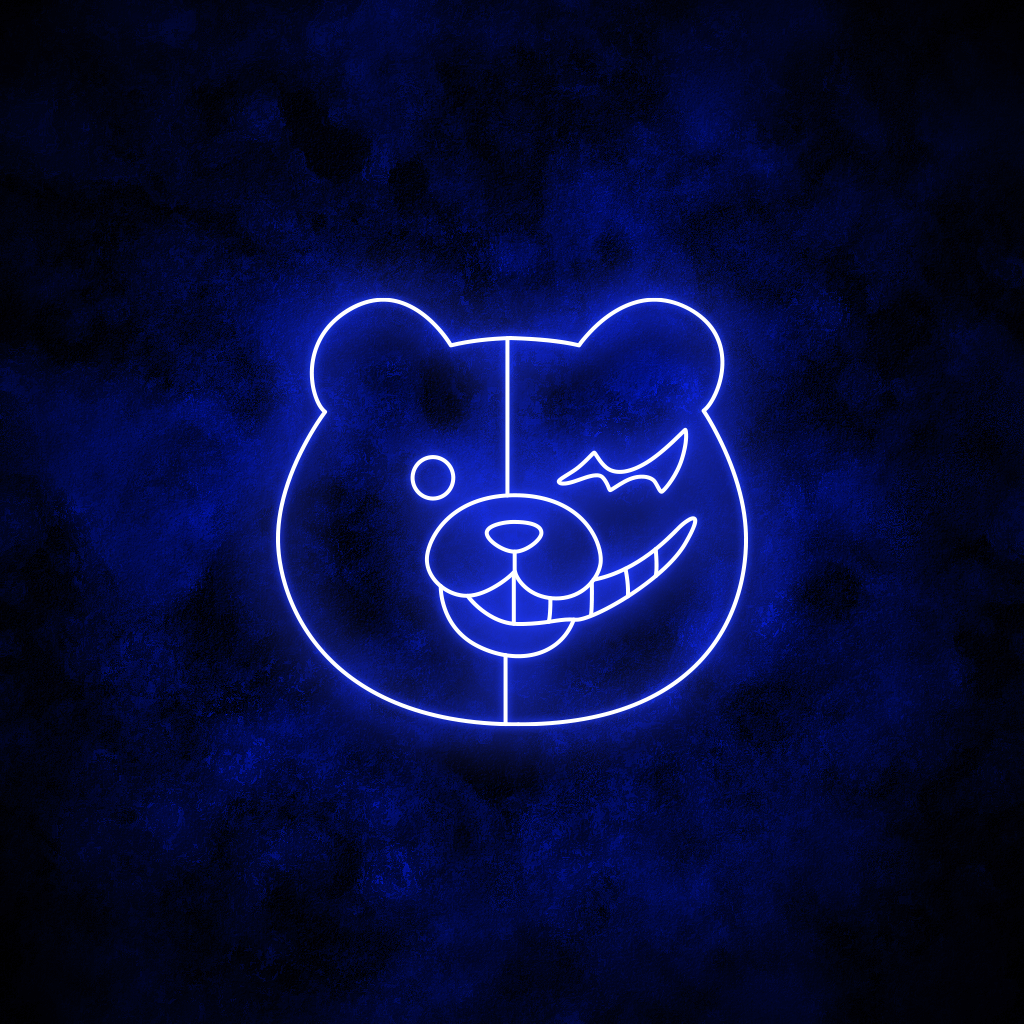 "Monokuma" Neon Sign