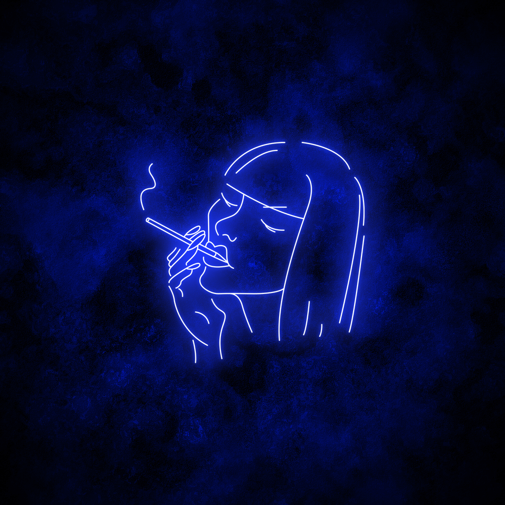 "Smoking" Neon Sign