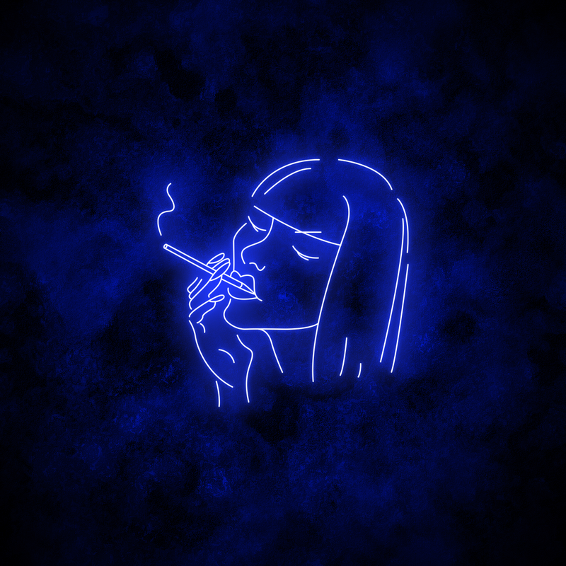 "Smoking" Neon Sign
