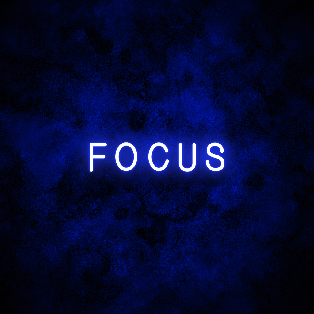 "FOCUS" Neon Sign