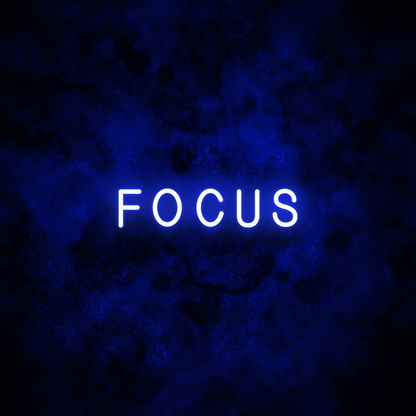 "FOCUS" Neon Sign