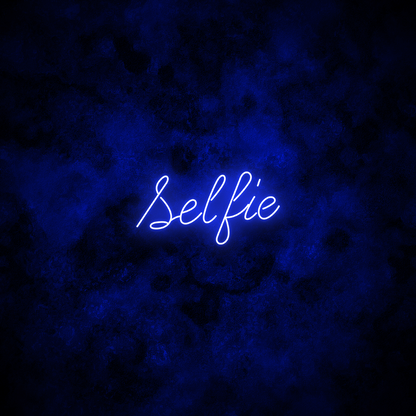 "Selfie" Neon Sign
