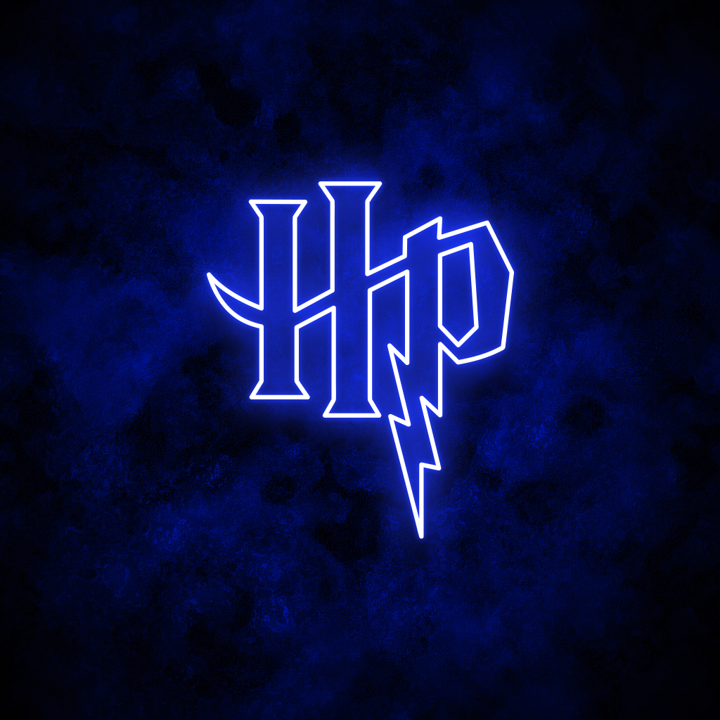 "HP" Neon Sign