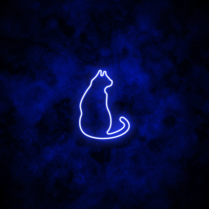 "Cat" Neon Sign
