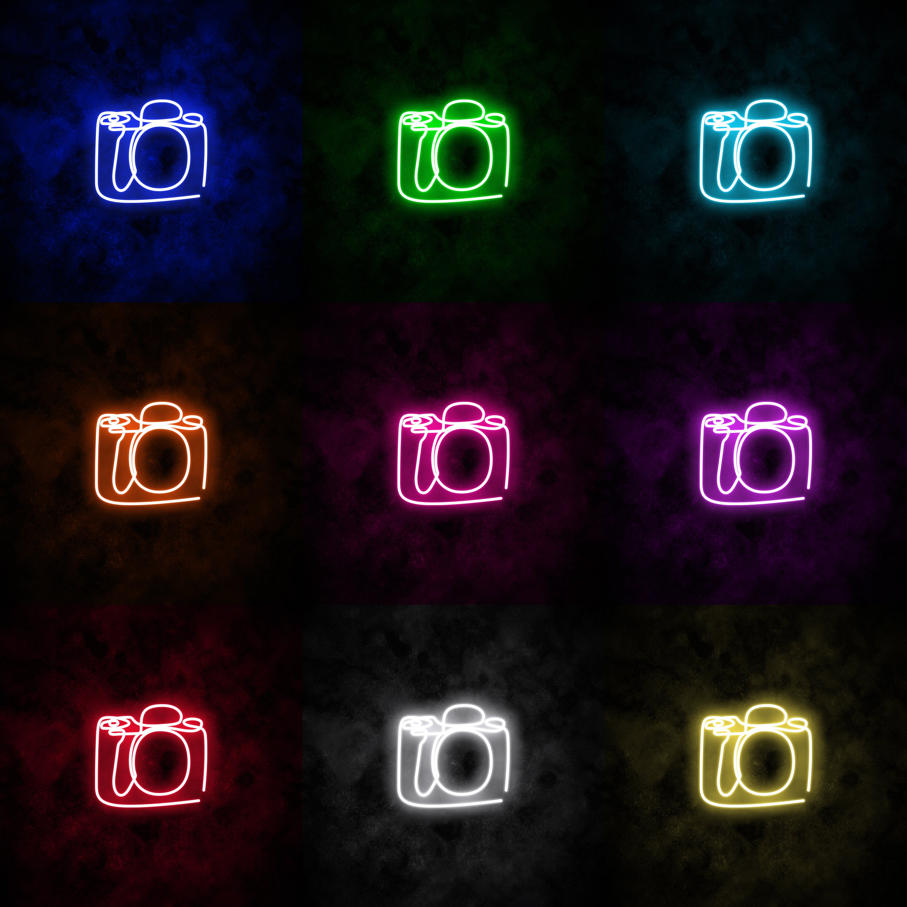 "Camera" Neon Sign