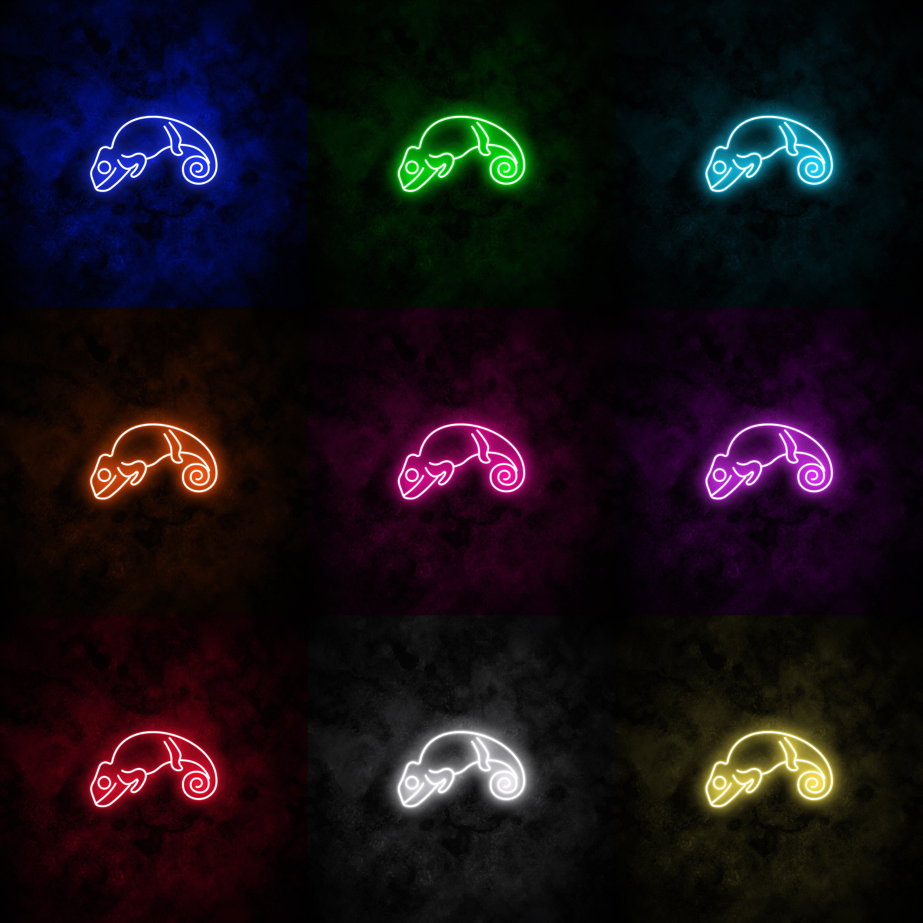 "Chameleon" Neon Sign