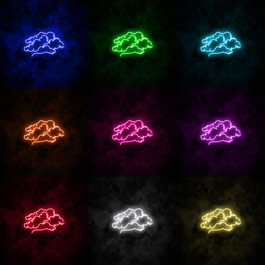 "Clouds" Neon Sign