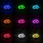 "Clouds" Neon Sign