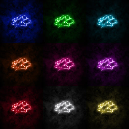 "Clouds" Neon Sign