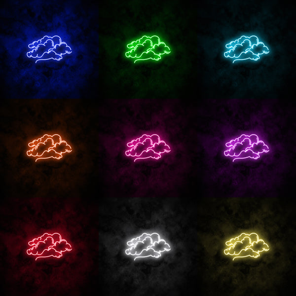 "Clouds" Neon Sign