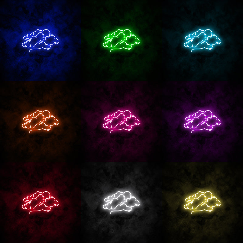 "Clouds" Neon Sign