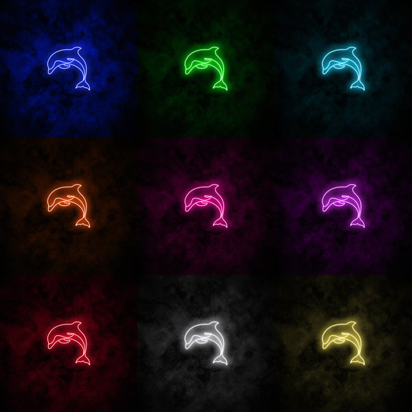 "Dolphin" Neon Sign