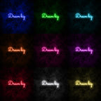 "Dream big" Neon Sign