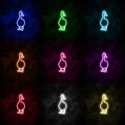 "Duck" Neon Sign