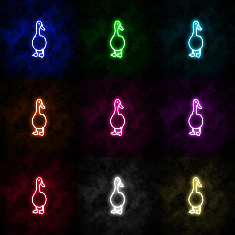 "Duck" Neon Sign