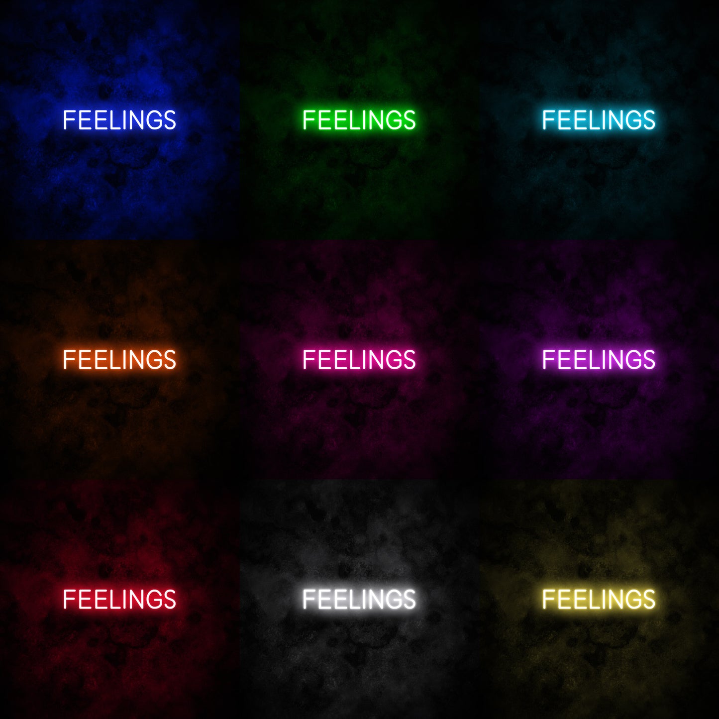 "FEELINGS" Neon Sign