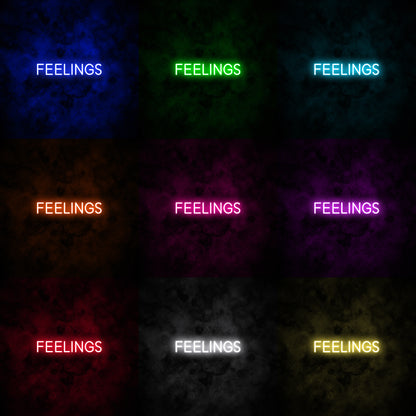 "FEELINGS" Neon Sign