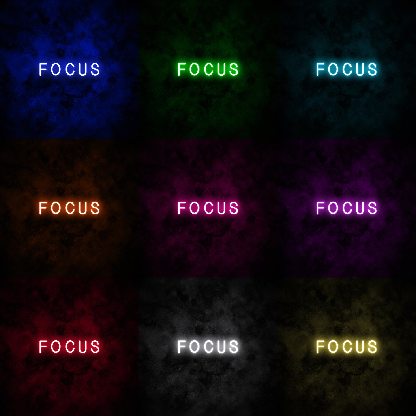"FOCUS" Neon Sign