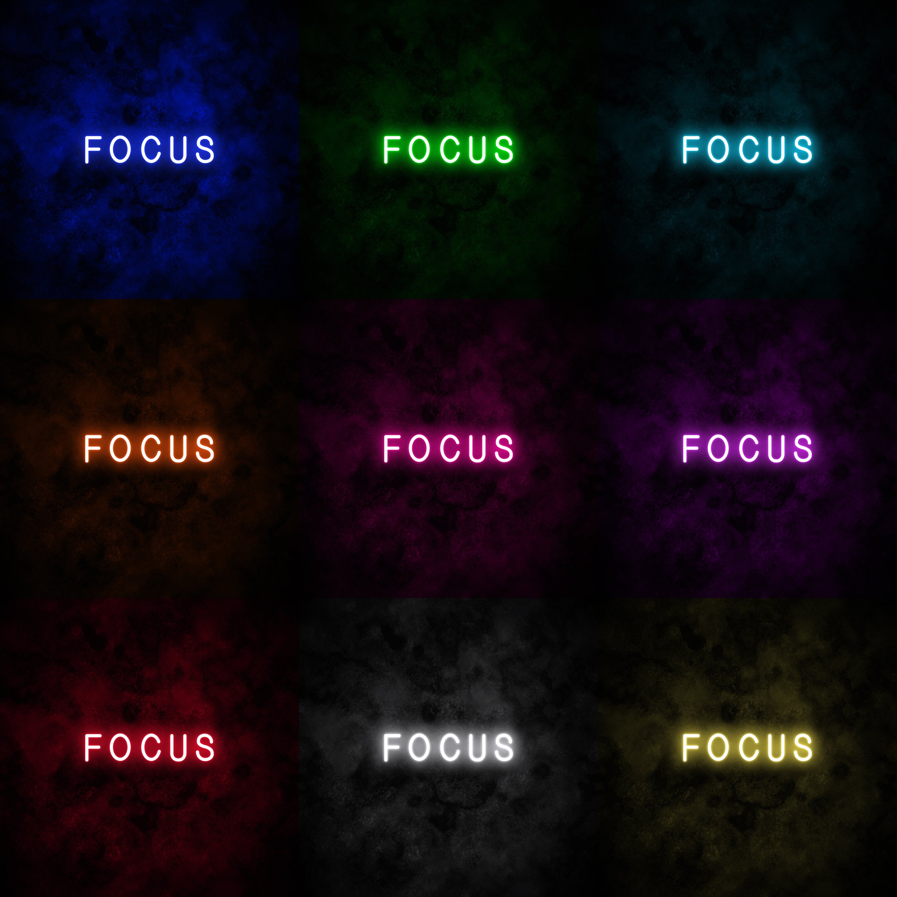 "FOCUS" Neon Sign