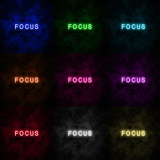 "FOCUS" Neon Sign