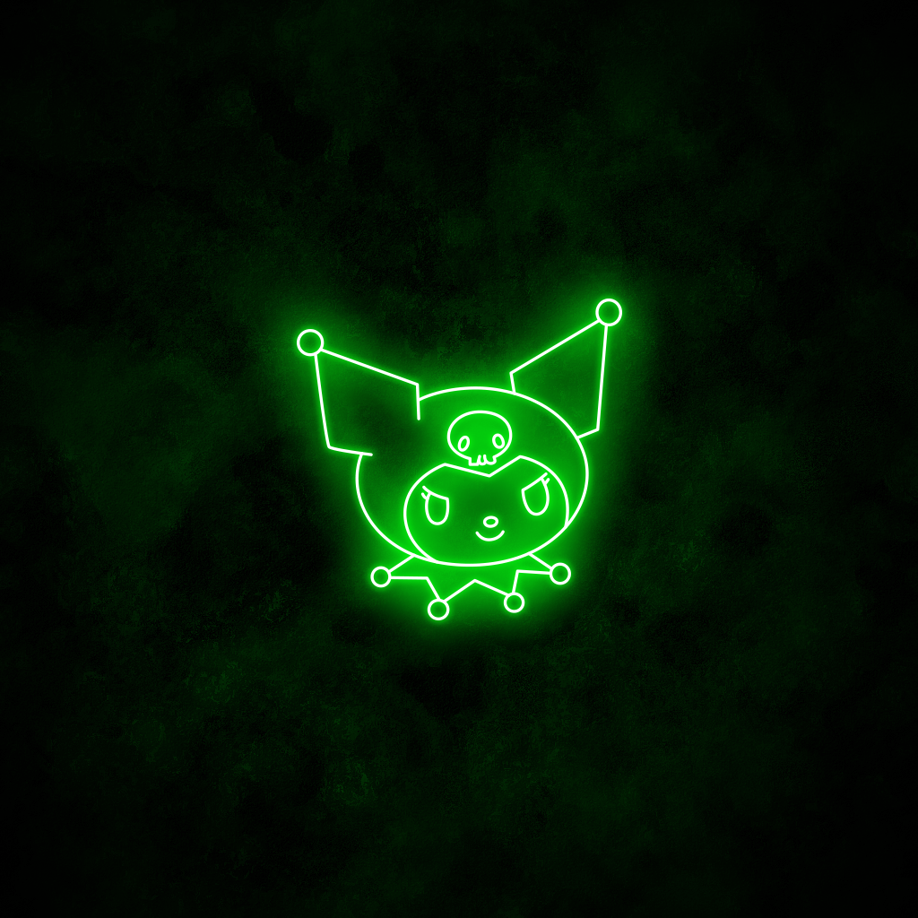 "Kuromi" Neon Sign