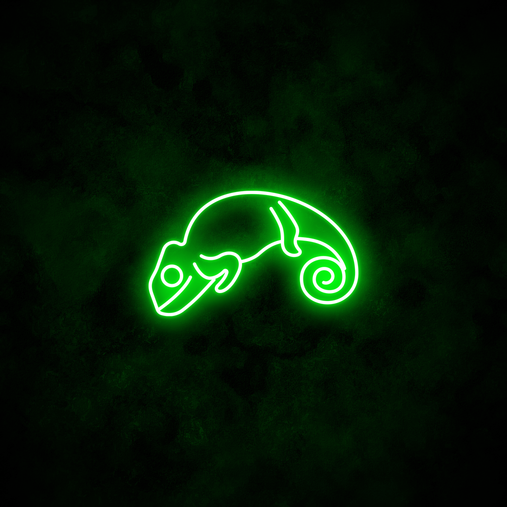 "Chameleon" Neon Sign