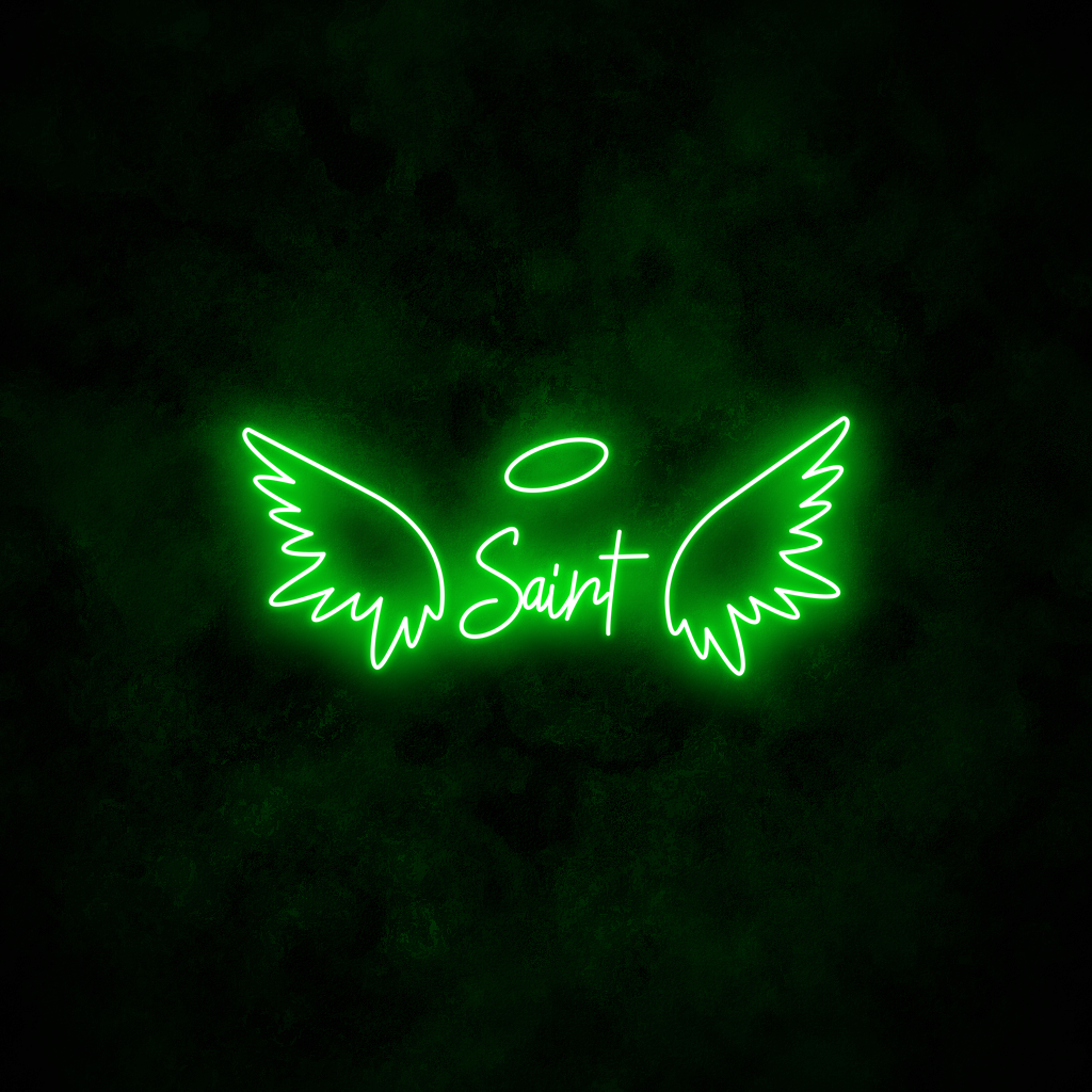 "Saint" Neon Sign