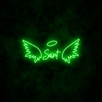 "Saint" Neon Sign