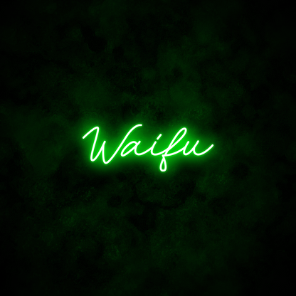 "Waifu" Neon Sign