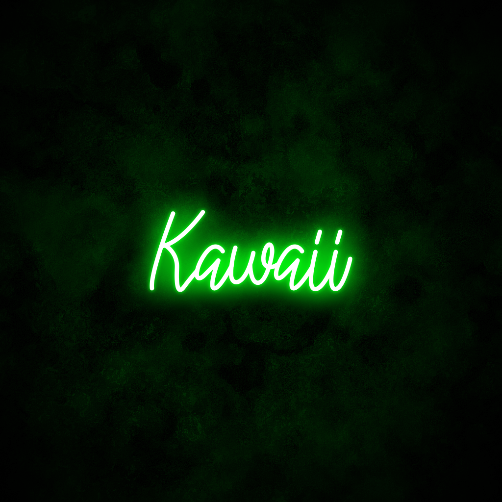 "Kawaii" Neon Sign