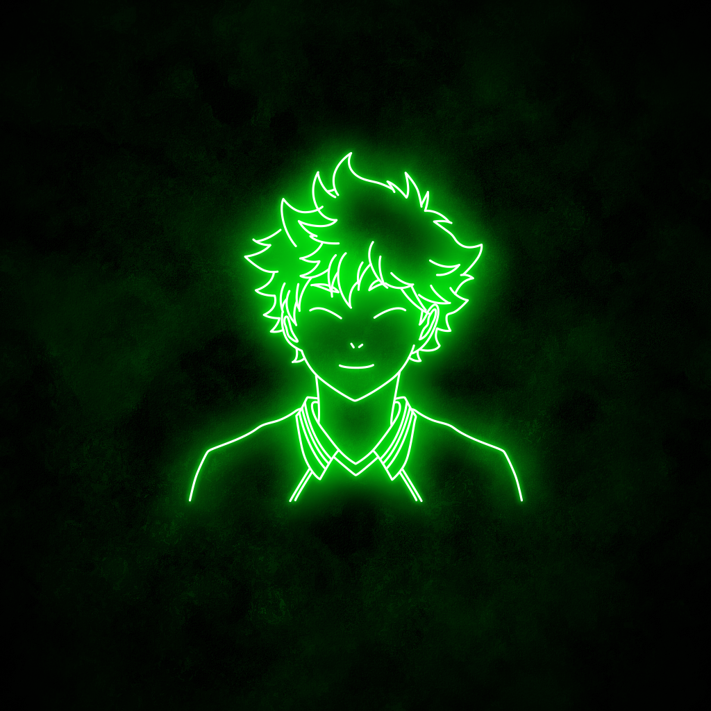 "Shoyo Hinata" Neon Sign