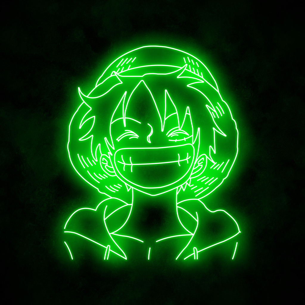 "Luffy" Neon Sign