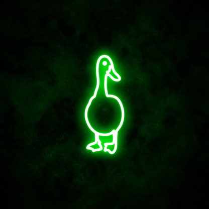 "Duck" Neon Sign