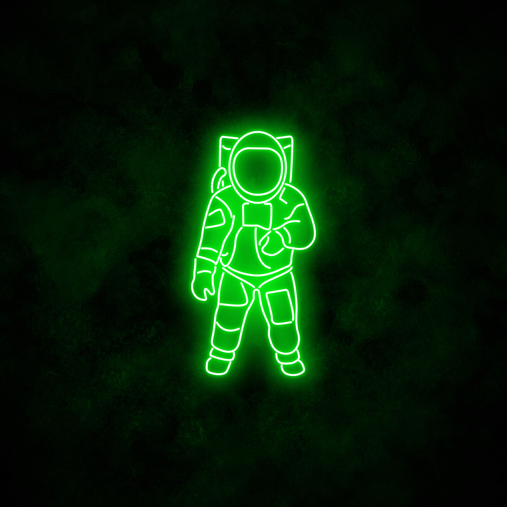 "Astronaut" Neon Sign