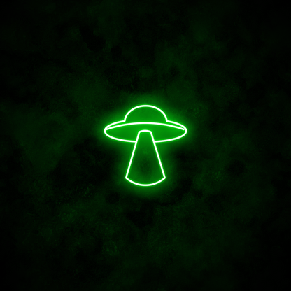 "UFO" Neon Sign