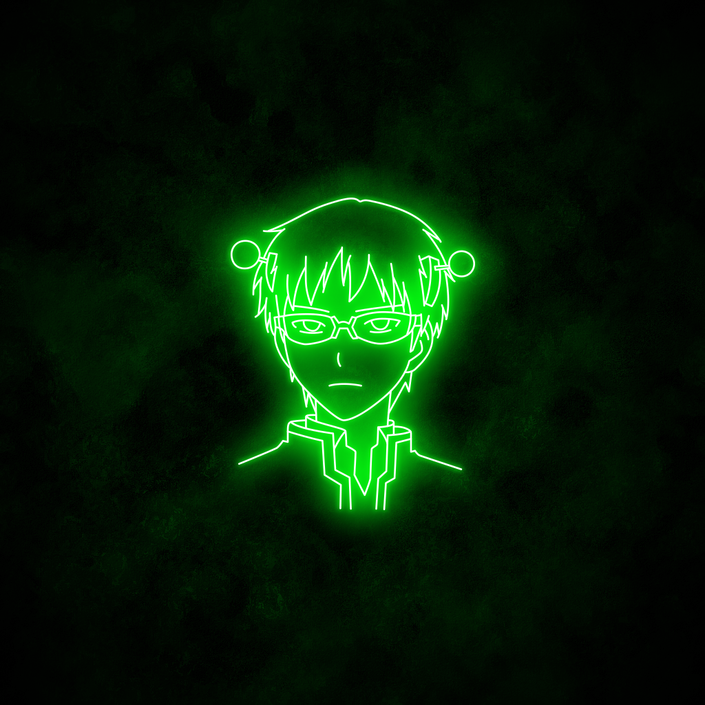 "Saiki K" Neon Sign