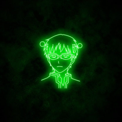 "Saiki K" Neon Sign