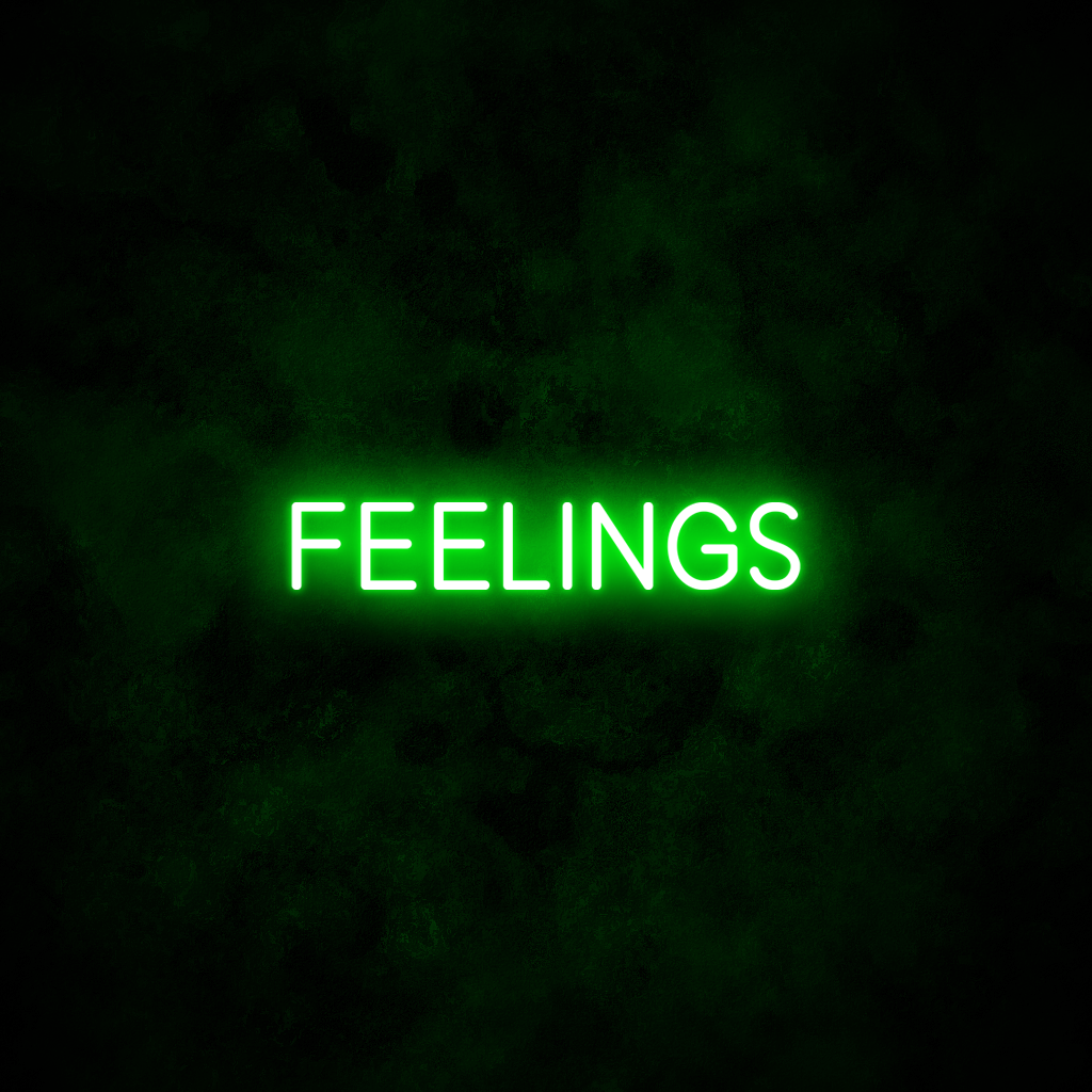 "FEELINGS" Neon Sign