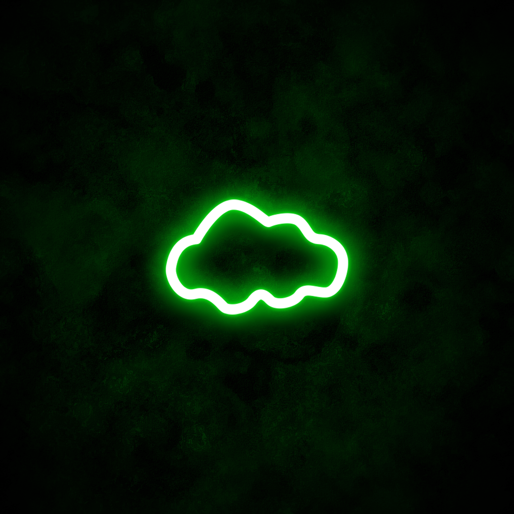 "Cloud" Neon Sign