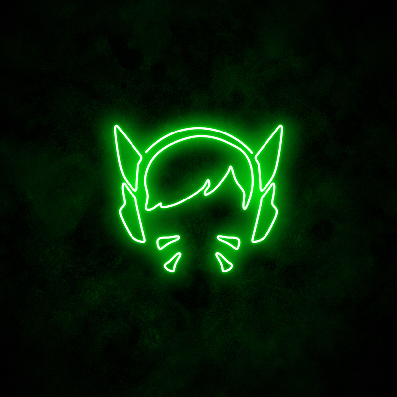 "D.Va" Neon Sign