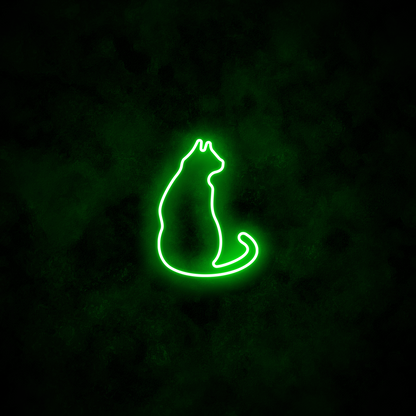 "Cat" Neon Sign