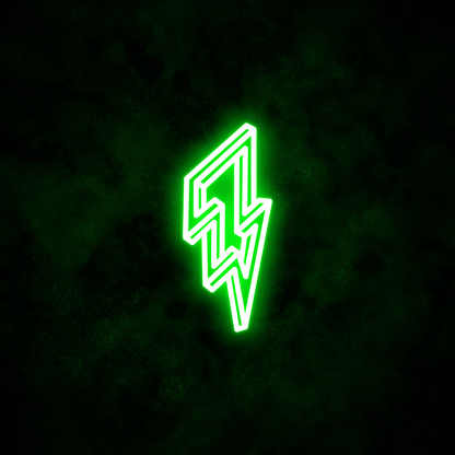 "Lightning" Neon Sign